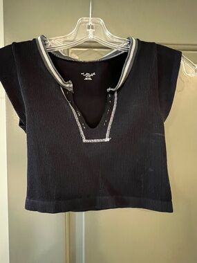 Urban Outfitters Out From Under Cropped Ribbed Tee